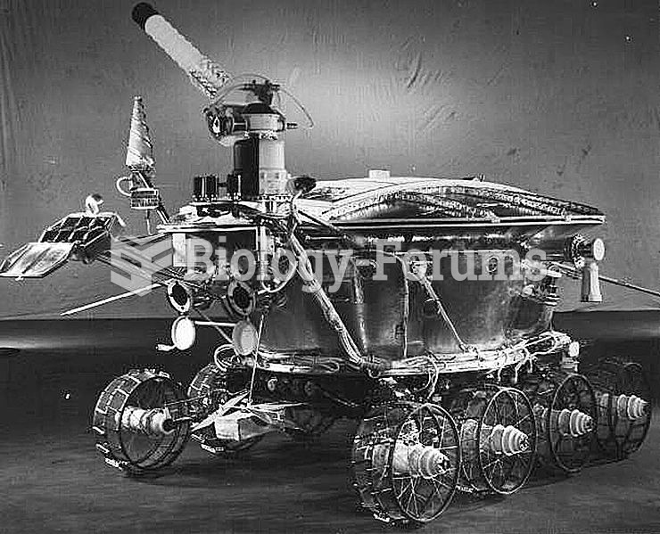 Lunokhod 1 (lit. moonwalker), the first successful space rover.