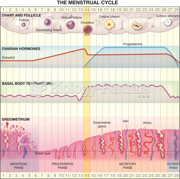 Menstrual cycle.