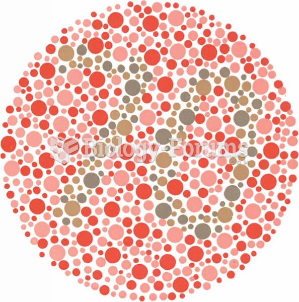 Ishihara color plate for testing color blindness.