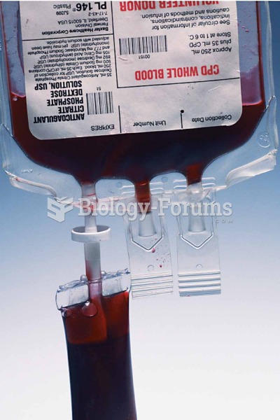 Blood transfusion.