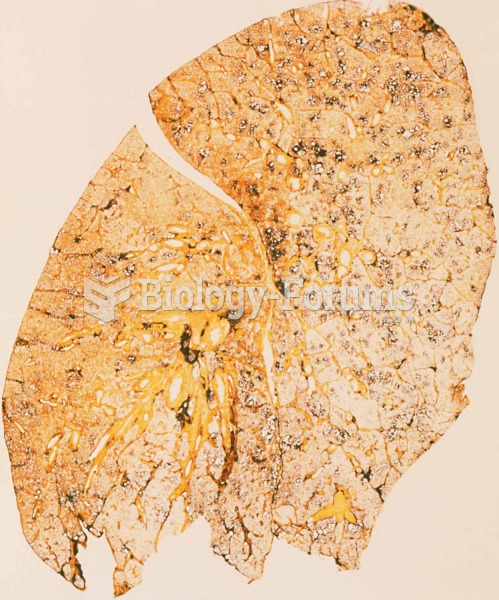 Tar deposits in the lung