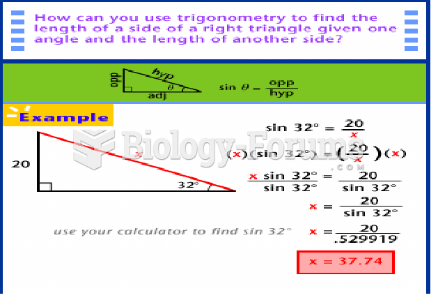 Finding an unknown side of a triangle