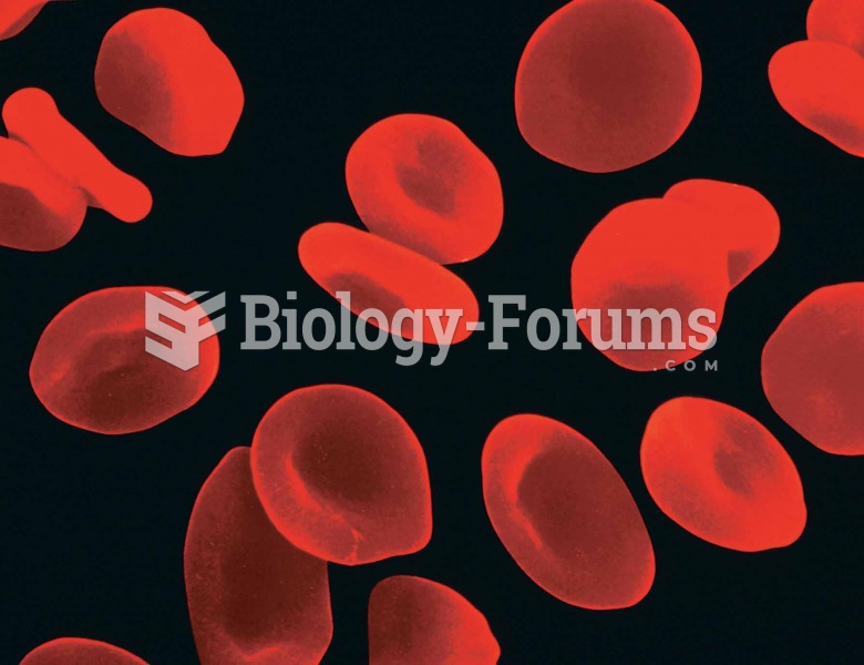 Normal red blood cells. 