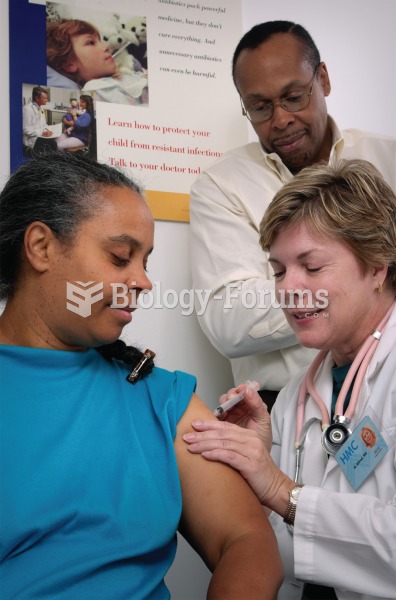 Immunization with a vaccine. A healthcare professional is injecting a vaccine into the patient’s arm