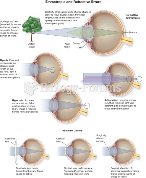 Vision. Normal vision and vision problems.