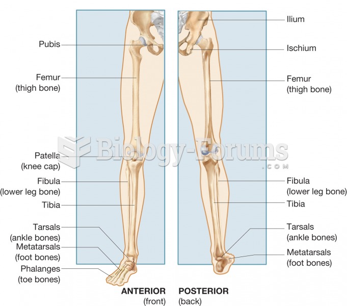 Anatomical and common names for the pelvic girdle and lower extremity. 