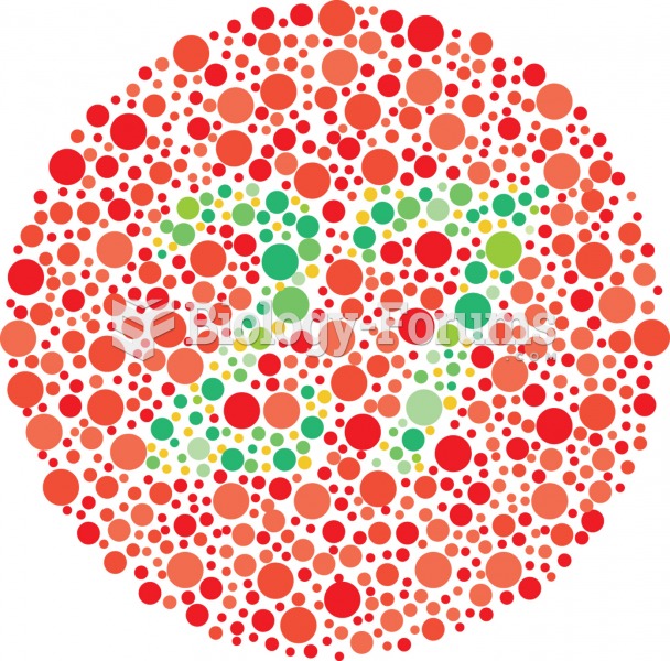 An example of color blindness test. A person with red-green color blindness would not be able to dis