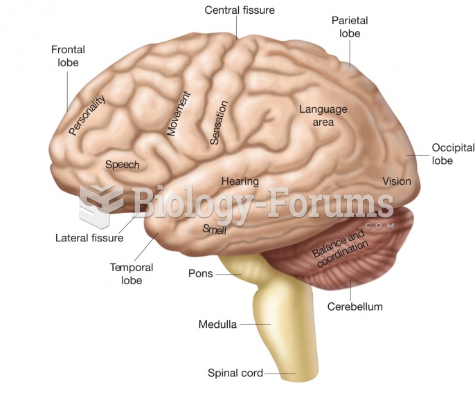 The functional regions of the cerebrum. 