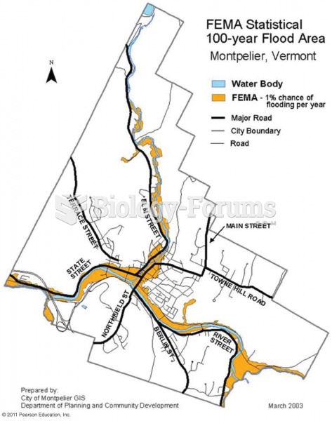 A 100-Year Flood Map of Montpelier, Vermont