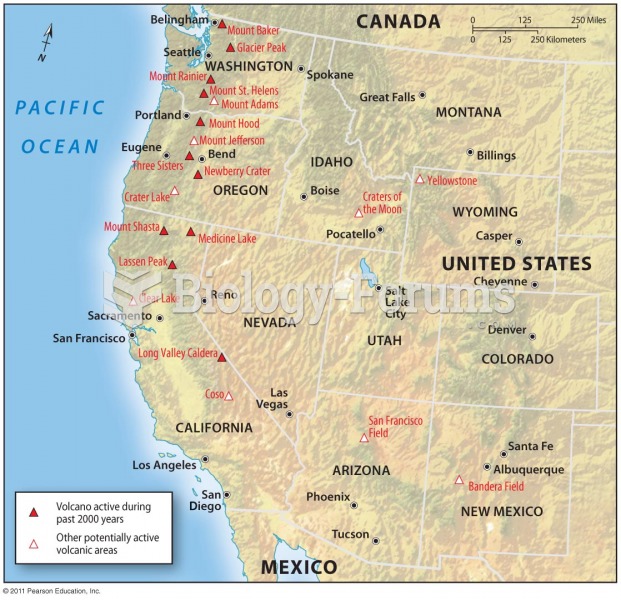 Potentially Active Volcanoes of the Western U.S