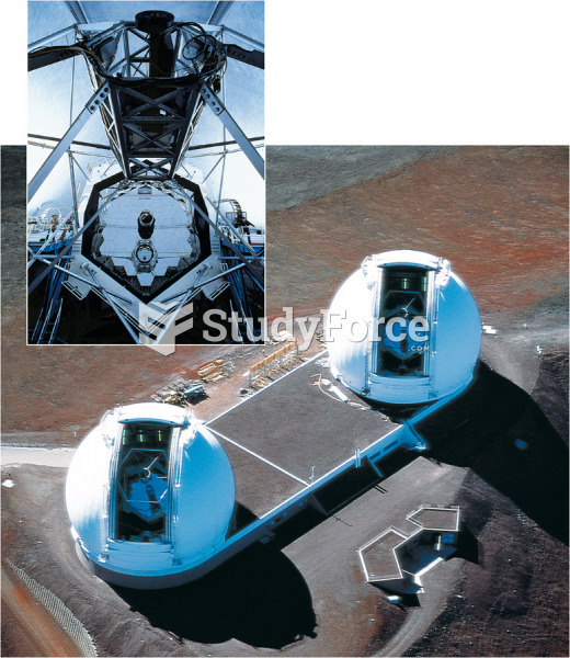 The 10-m Keck Telescopes