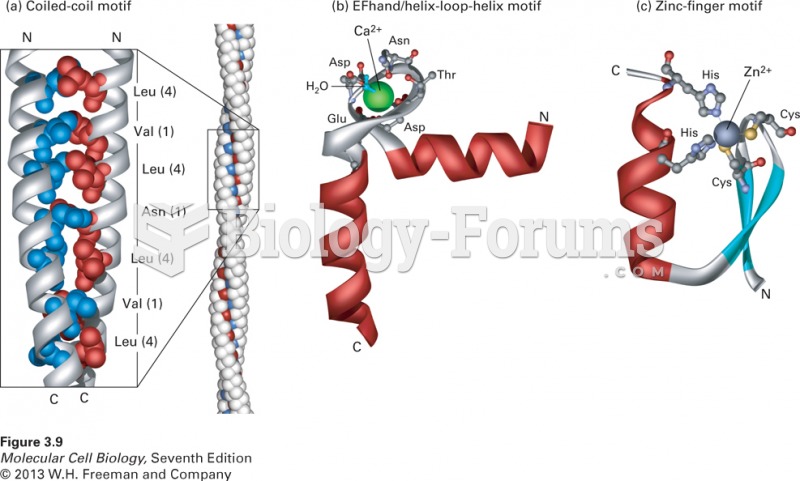 Motifs of protein secondary structure