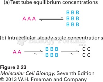 Comparison of reactions at equilibrium and steady state