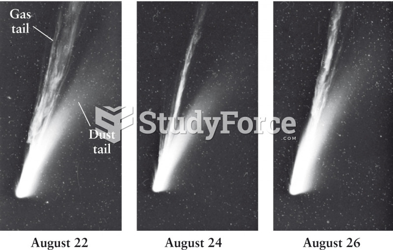 The Two Tails of Comet Mrkos