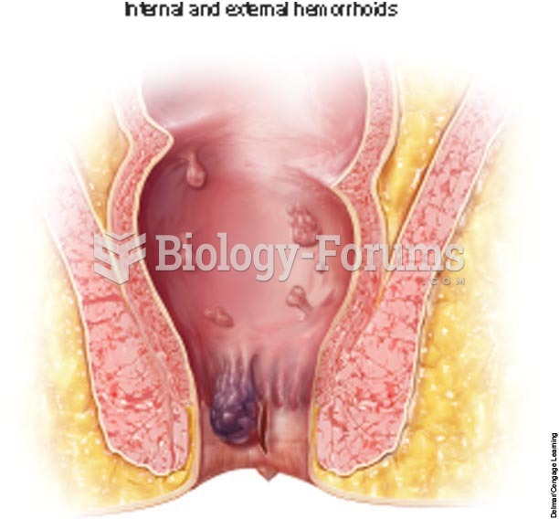 Internal and external hemmorrhoids.