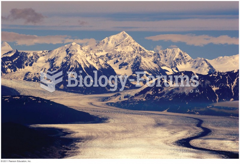 Glaciers in Southern Alaska