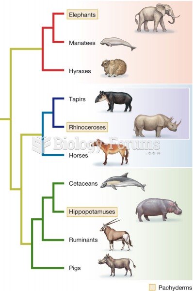 Monophyletic clades of mammals