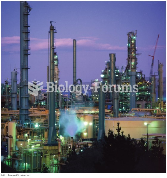 Oil Refineries Are Large and Complex Facilities