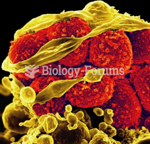 MRSA (methicillin-resistant Staphylococcus aureus, red)