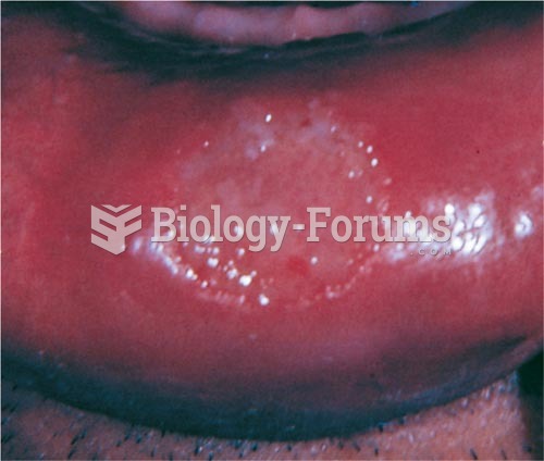 Lip Abnormalities, Chancre from Primary Syphilis