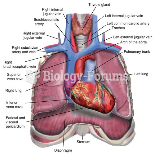 Position of the Heart in the Thoracic Cavity