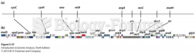 Proportions of the genetic and physical maps are similar but not identical