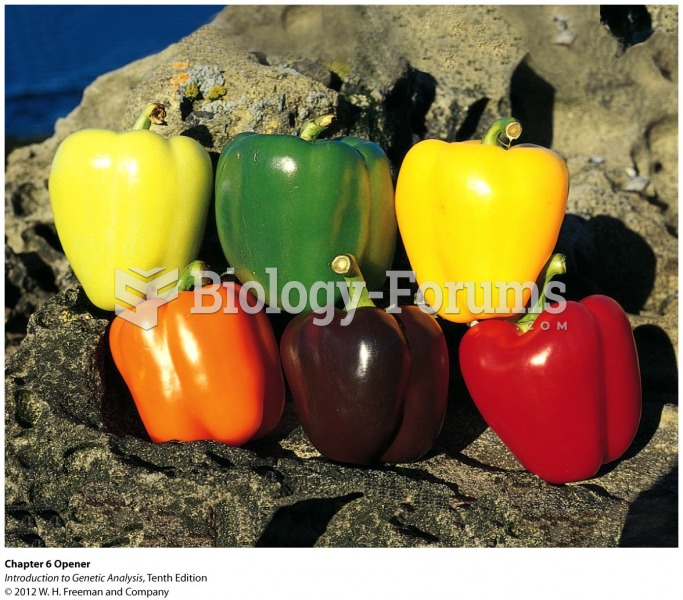 The colors of peppers are determined by the interaction of several genes