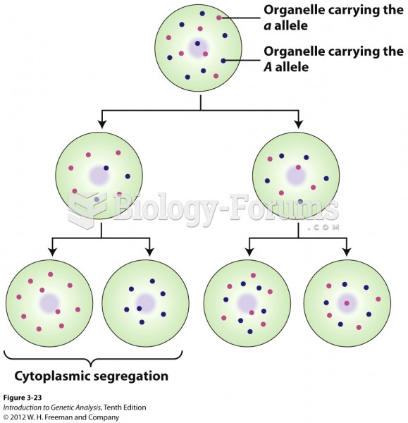 Model for cytoplasmic segregation
