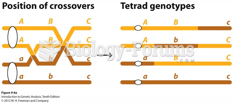 Multiple crossovers can include more than two chromatids