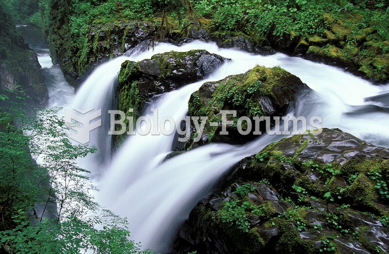 Sol Duc Falls in Olympic National Park, Washington.