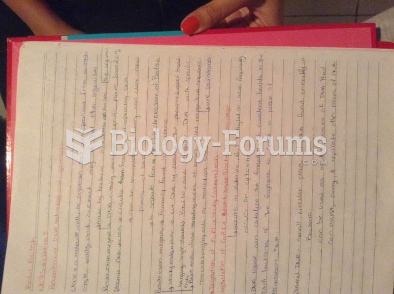 Some notes to help chapter3 basic biotechnology