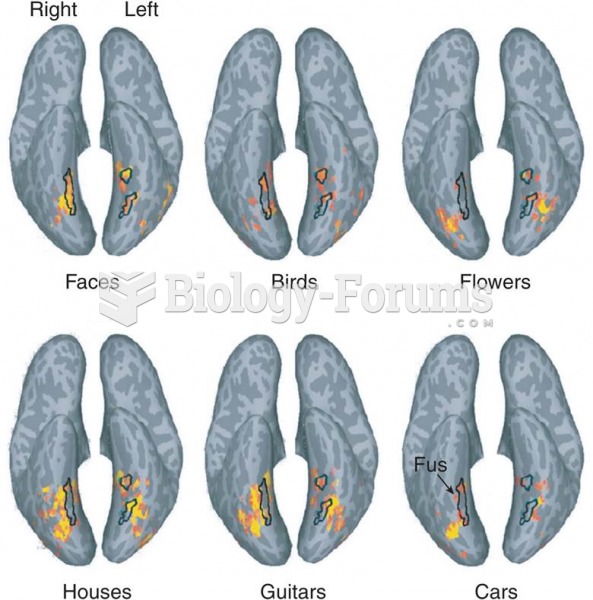 Responses to Categories of Visual Stimuli 