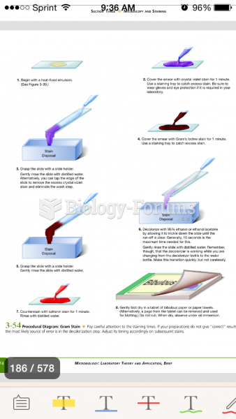 Gram Stain Procedure Diagram