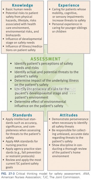 Critical thinking model for safety assessment