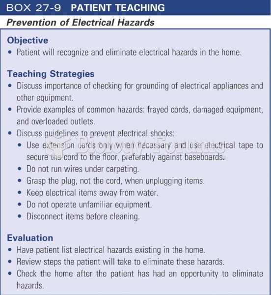 Prevention of electrical hazards