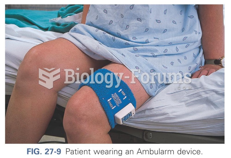 Patient wearing an abularm