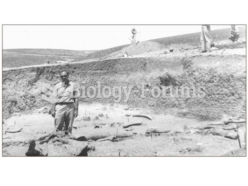 F. Clark Howell excavates remains at Torralba, Spain.