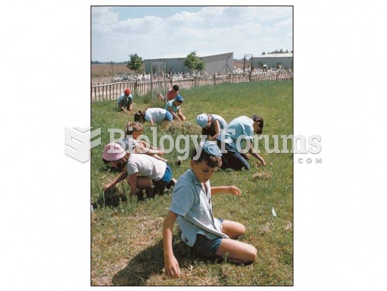 Children in a kibbutz.