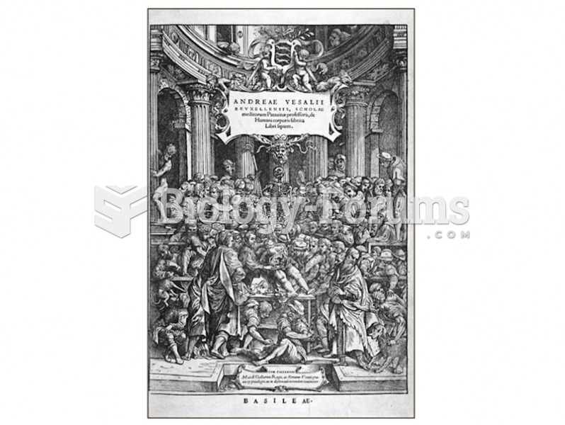 Vesalius’s De Humani Corporis Fabrica was an important early work on the human species. 