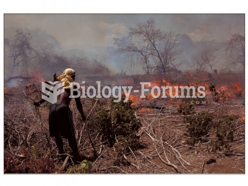Slash-and-burn agriculture contributes to the formation of malarial environments.