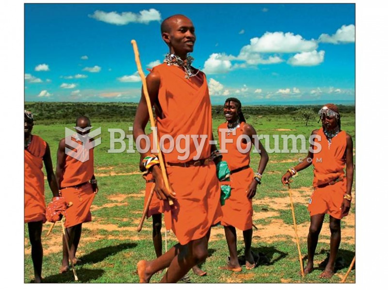 (a) Masai from East Africa have body types adapted to warm climates.