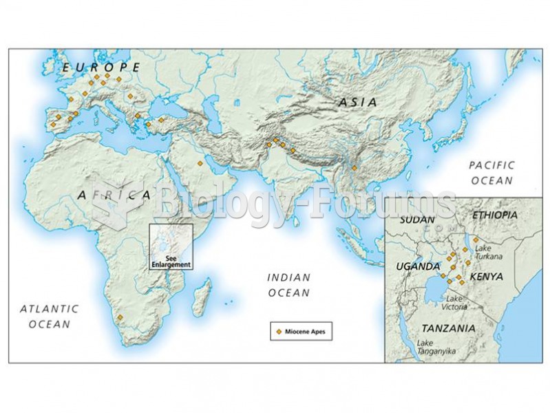 Miocene apes were found throughout Europe, continental Asia, and Africa. 