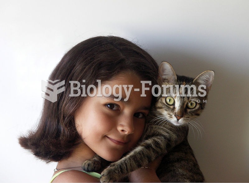 Girl with young cat