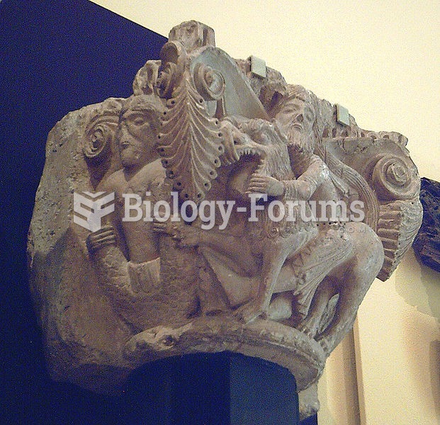 Romanesque capital showing Samson and the lion (13th century).