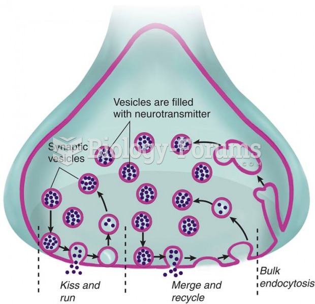 Recycling of the Membrane of Synaptic Vesicles
