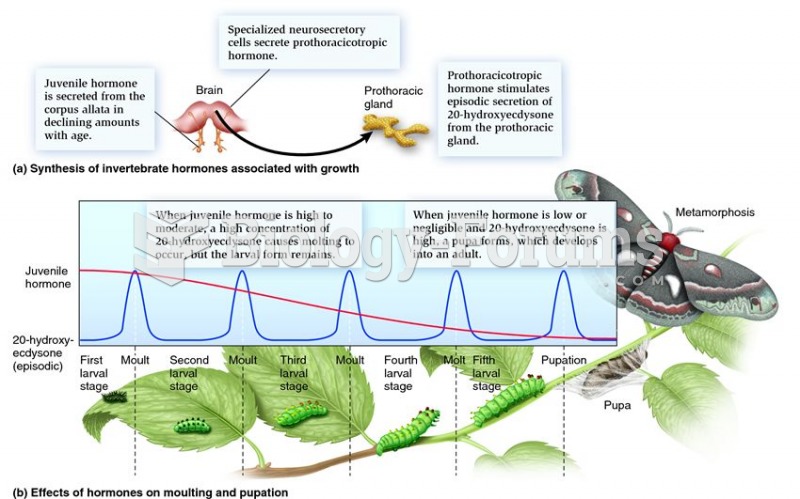 Hormonal control of insect development.