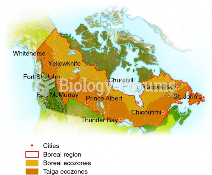 Map showing conservation areas as part of the Canadian Boreal Initiative.