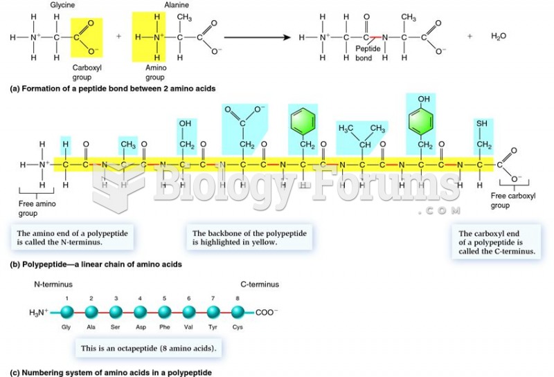 The chemistry of polypeptide formation