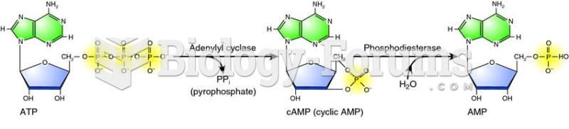 The synthesis and breakdown of cyclic AMP