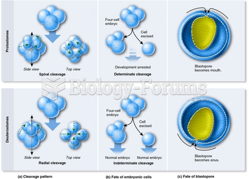 Differences in embryonic development between protostomes and deuterostomes.